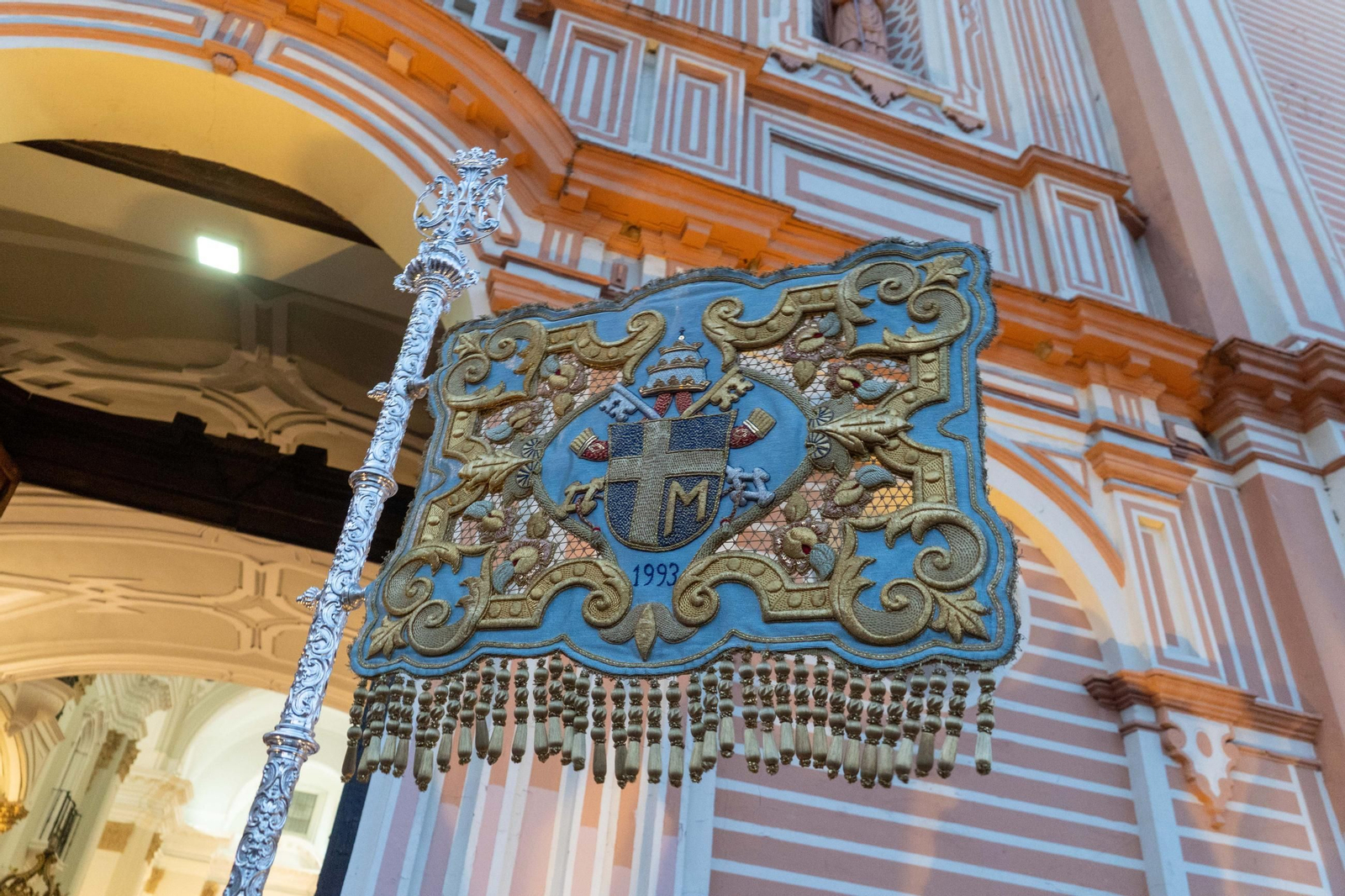 Imágenes del traslado de Nuestra Señora de la Cinta a la Parroquia Mayor de San Pedro