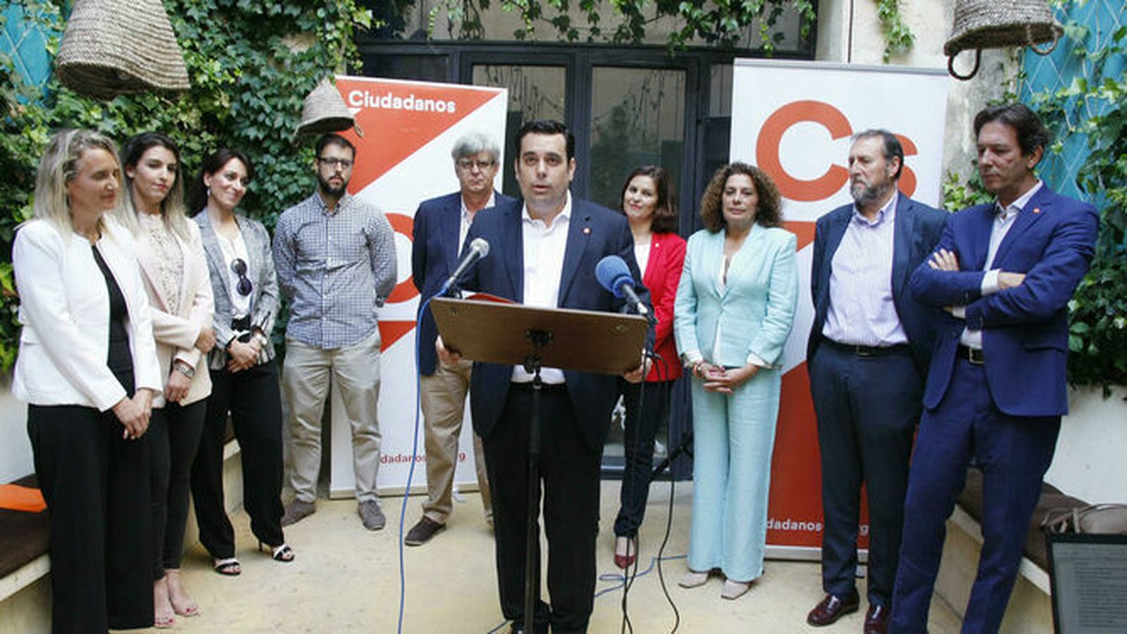 Una imagen de la presentación de la candidatura de Ciudadanos El Puerto.