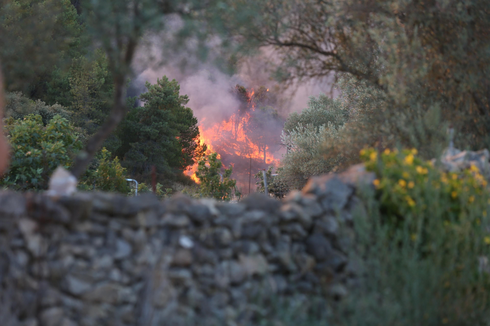El incendio de Riotinto en imágenes
