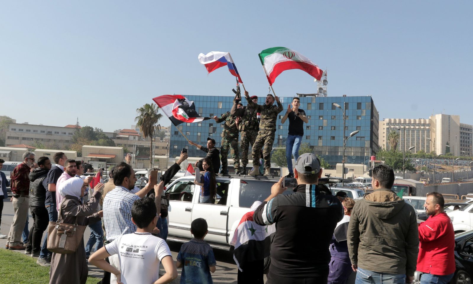 Las imágenes del bombardeo a Siria