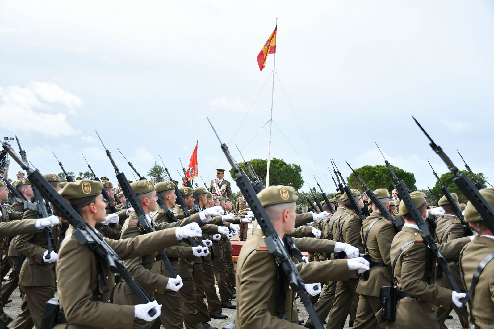 Jura de bandera en el CEFOT-2 de San Fernando: las imágenes