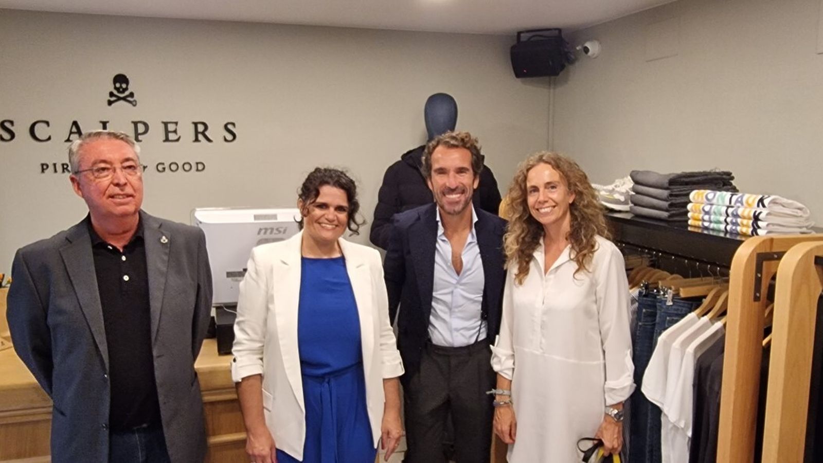 El hermano Superior de San Juan de Dios, delegada Inclusión Social, CEO Scalpers y directora general de Cultura del Ayto. Sevilla.