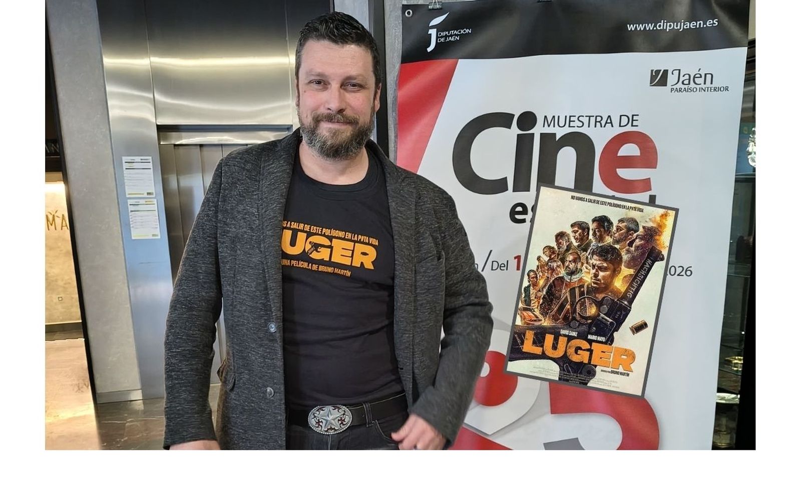 Bruno Martín, en la Muestra de Cine Inédito.