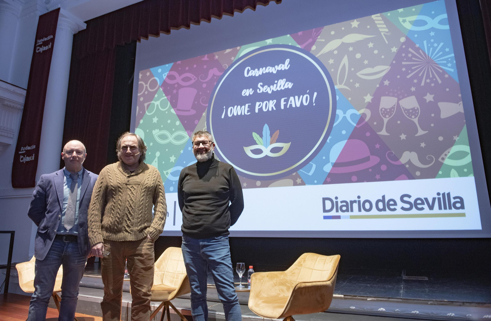 Pedro Espinosa, José Luis García Cossío ‘Selu’, y José Antonio Vera Luque