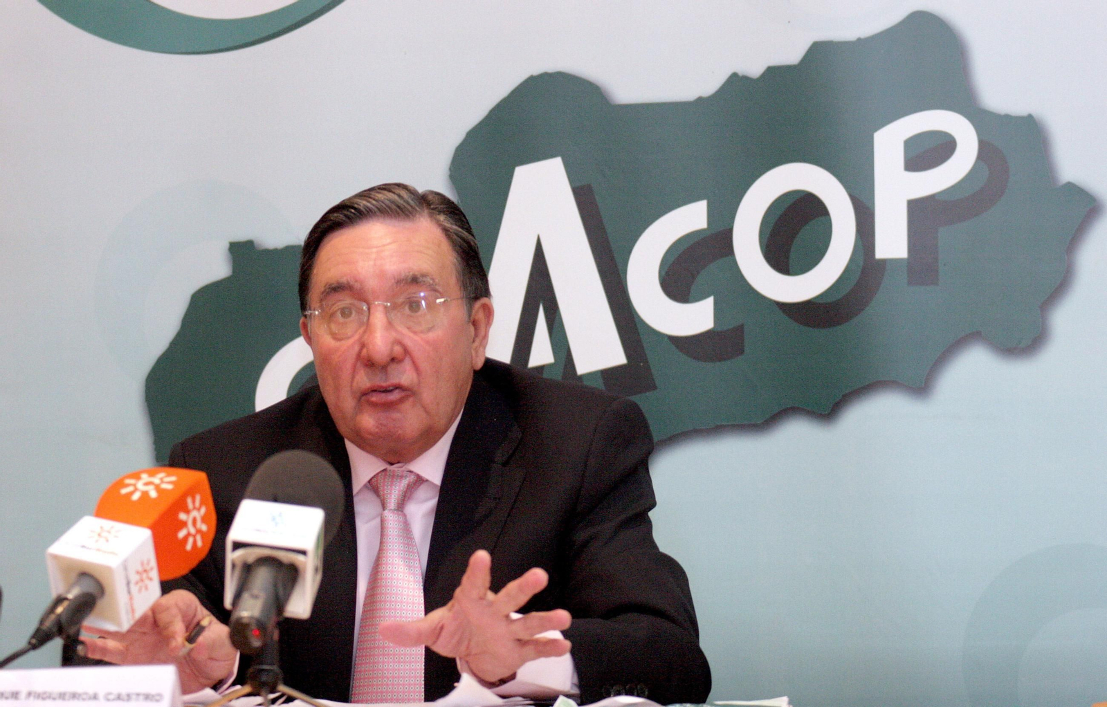 Enrique Figueroa durante su etapa como presidente de Ceacop.