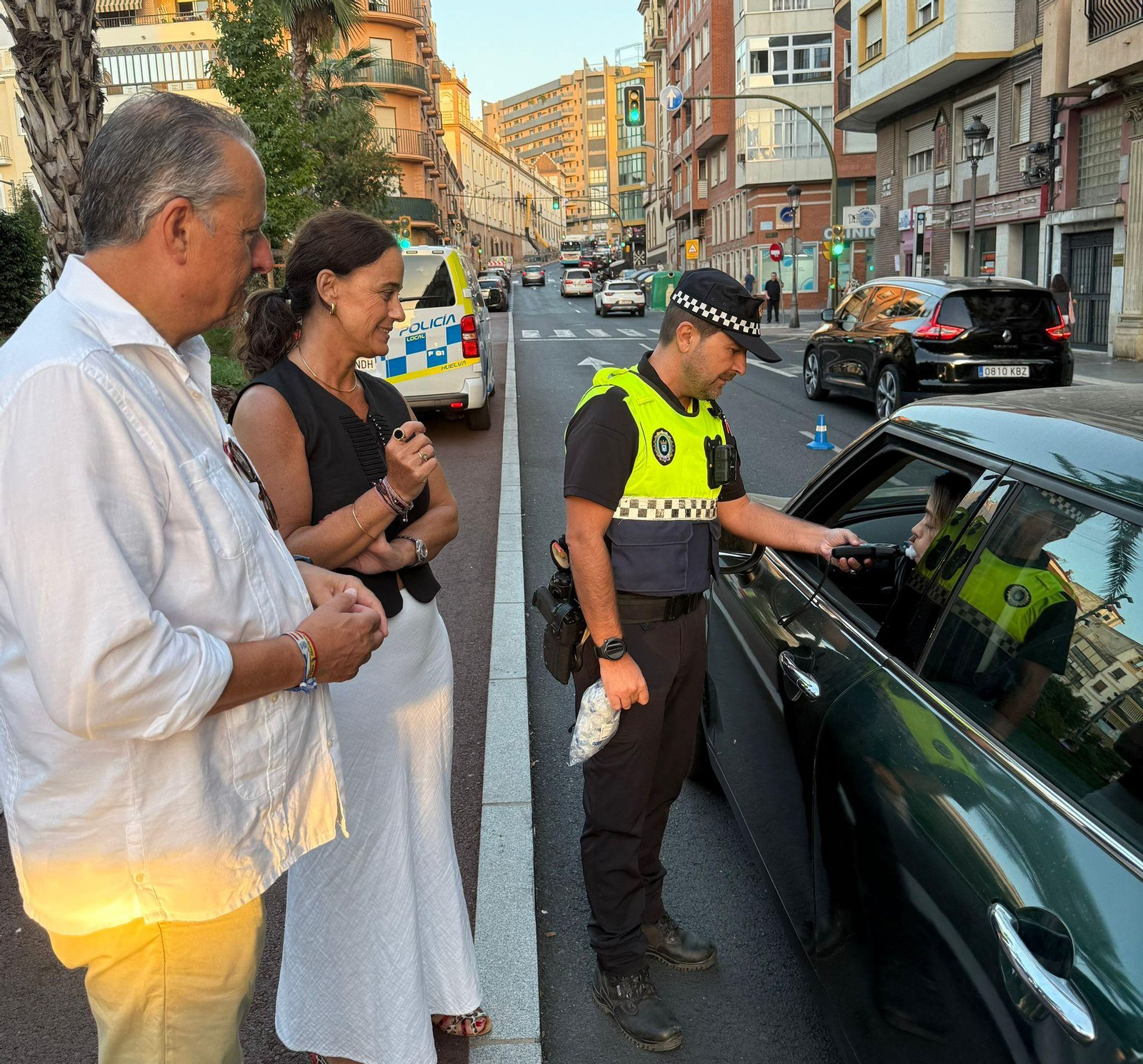 Un control de tráfico.