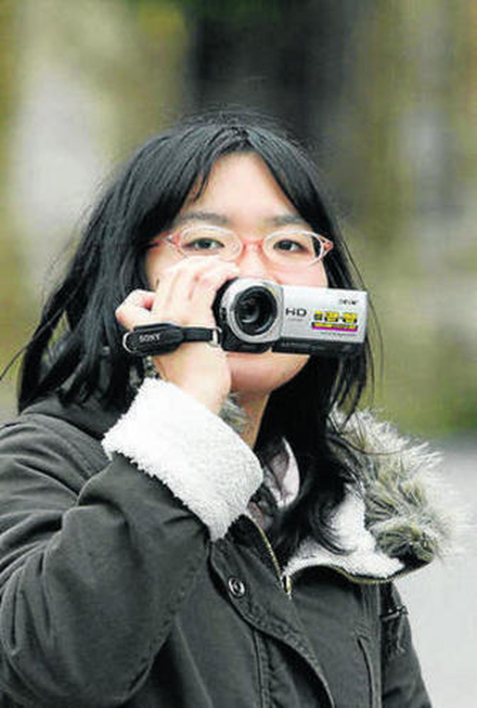 Una turista japonesa.