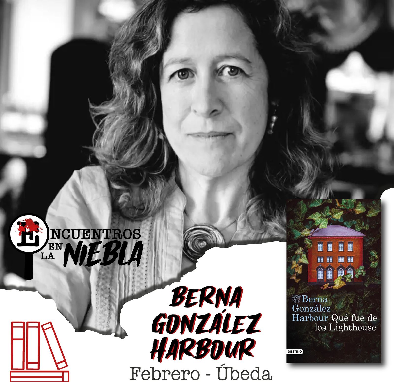 La autora española presentará en Úbeda su última novela 'Qué fue de los Lighthouse'.