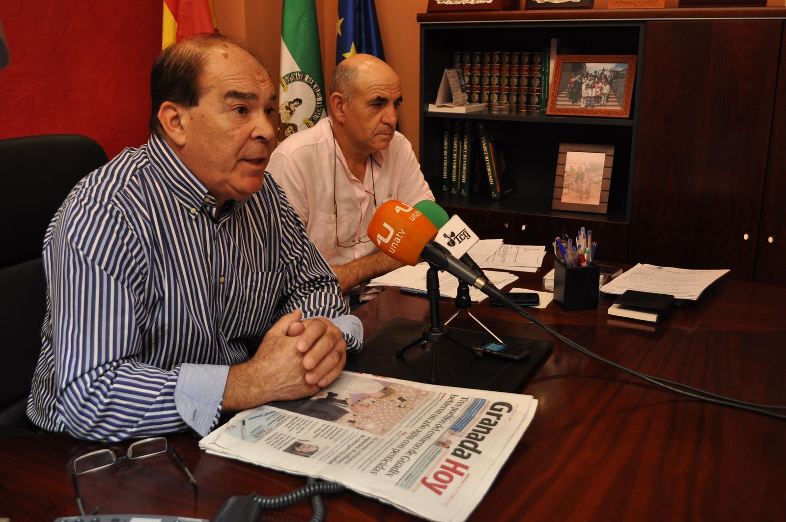 José Luis García Rufino (izquierda).