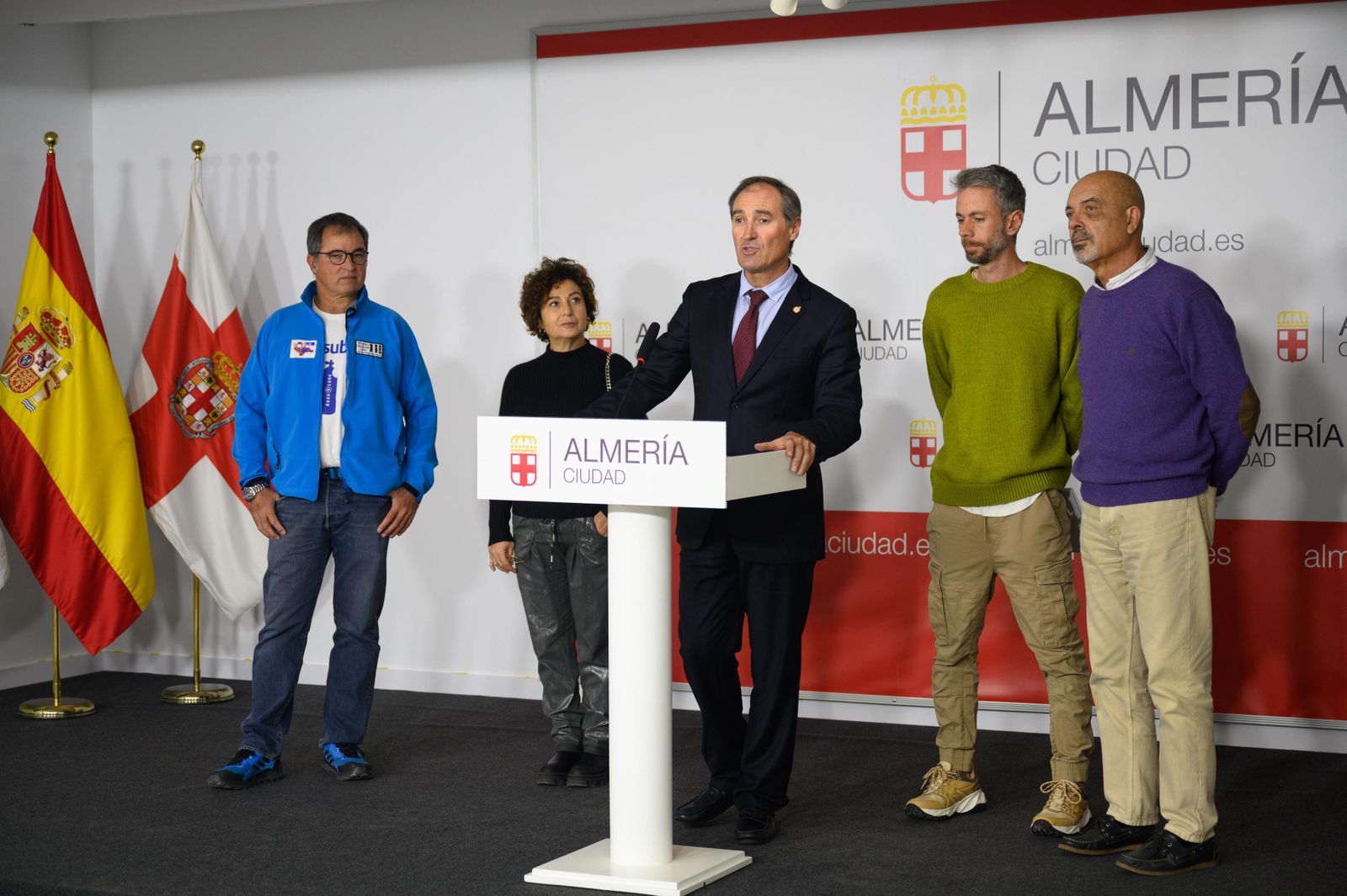 Antonio Casimiro, en la presentación de la nueva oferta deportiva
