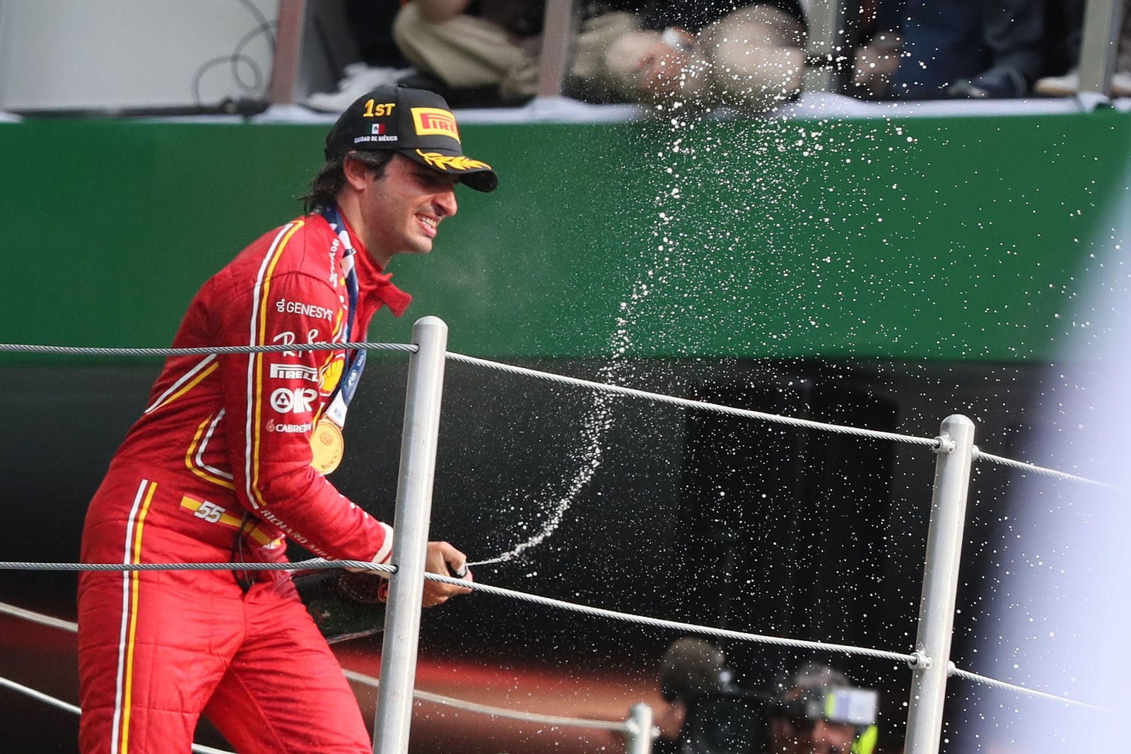 Las fotos del triunfo de Carlos Sainz en México