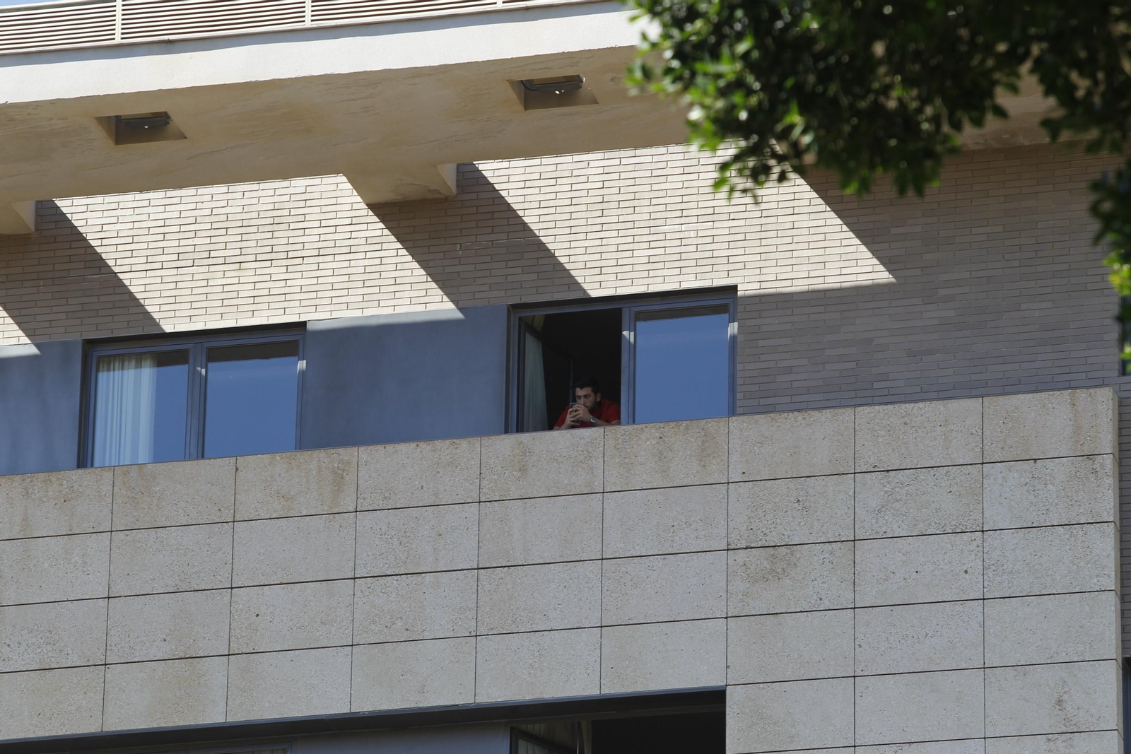 Fotogalería de la afición del Almería antes del partido ante el Girona