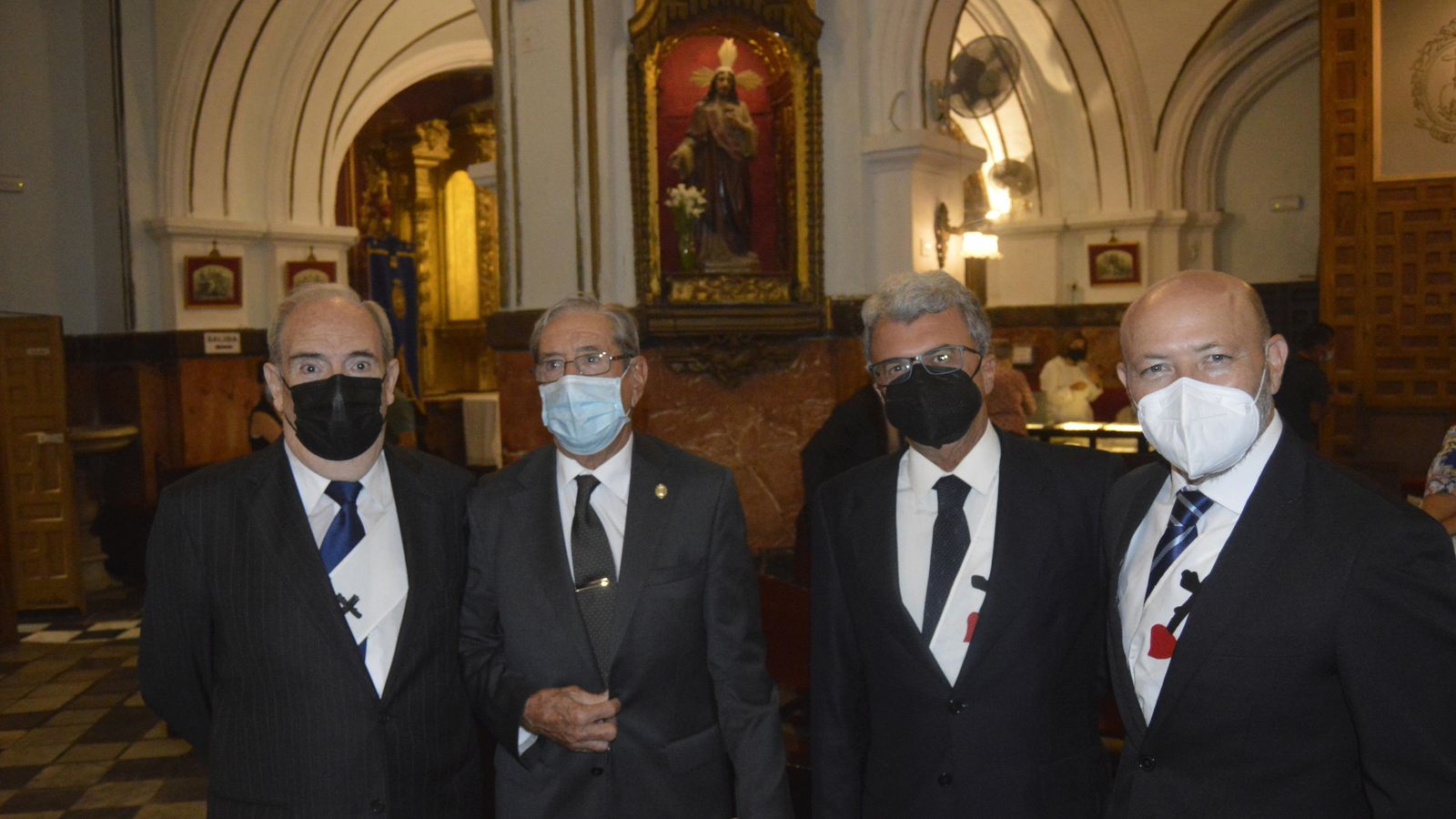 Pedro Sánchez Tunez, José Ramón Pérez Díaz-Alersi, Francisco Arenas y Rafael Péreztrello.