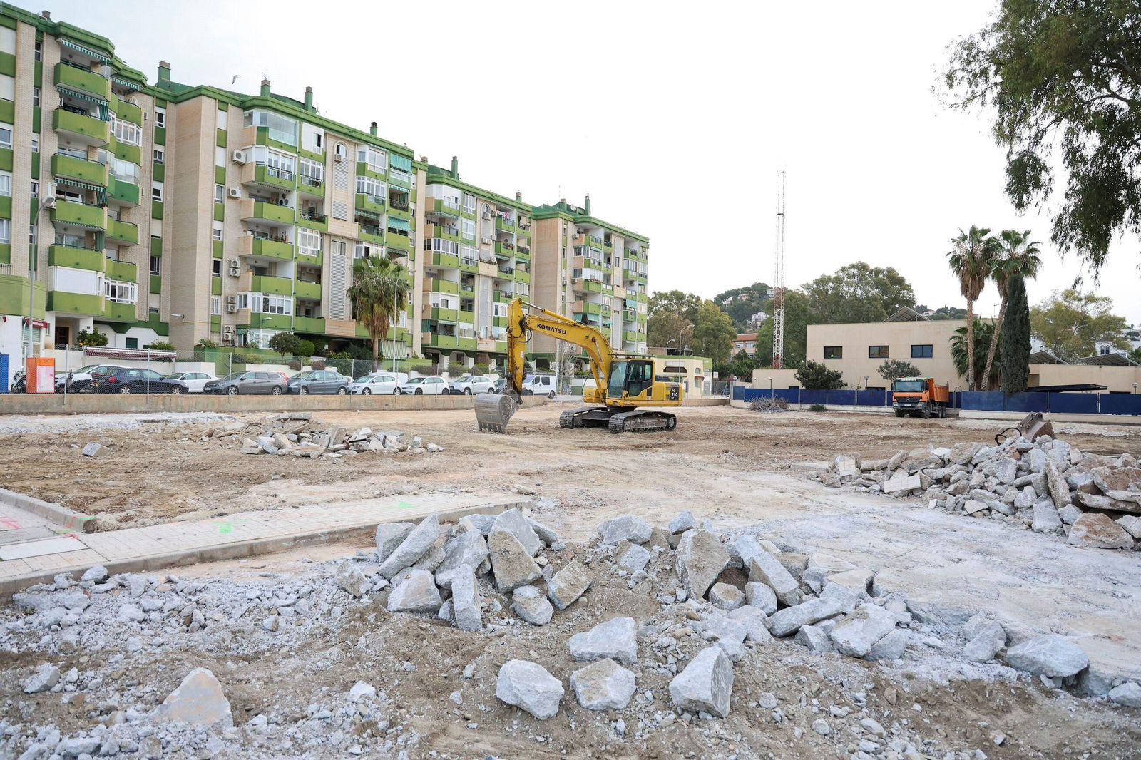 El solar del anterior centro de salud, tras su demolición. El solar del anterior centro de salud, tras su demolición.