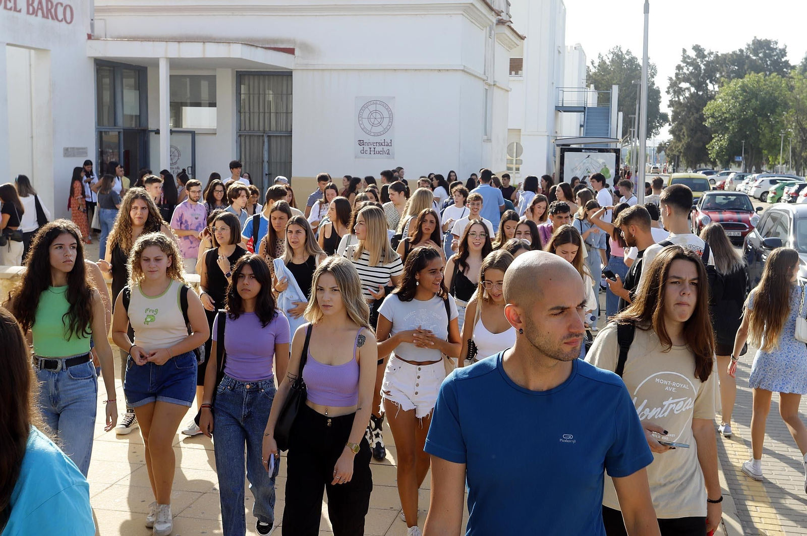 Imágenes de la vuelta a la Universidad de Huelva