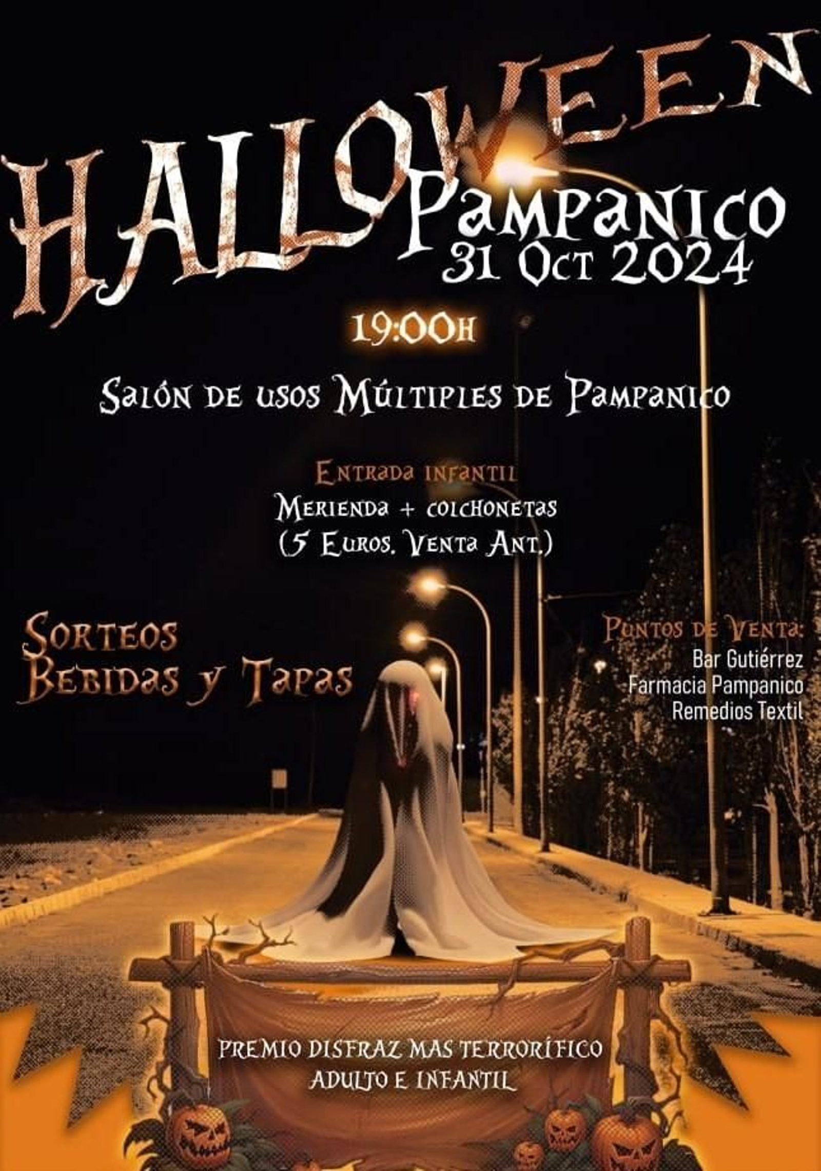 Pampanico vivirá la noche más terrorífica del año con múltiples actividades.