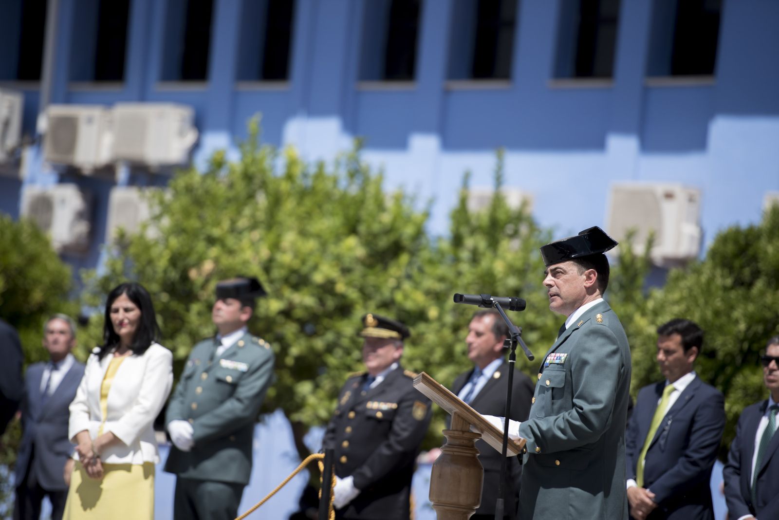 Acto de celebración del 175 aniversario de la Guardia Civil en Granada