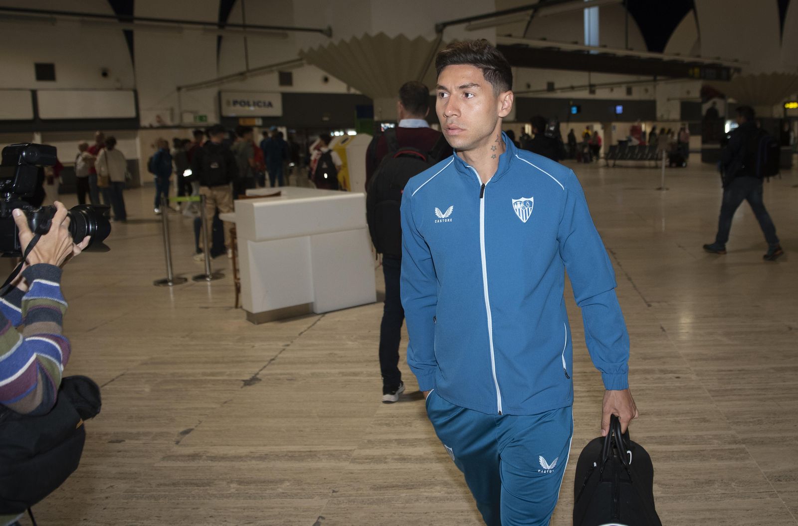 Las fotos previas al Manchester United - Sevilla