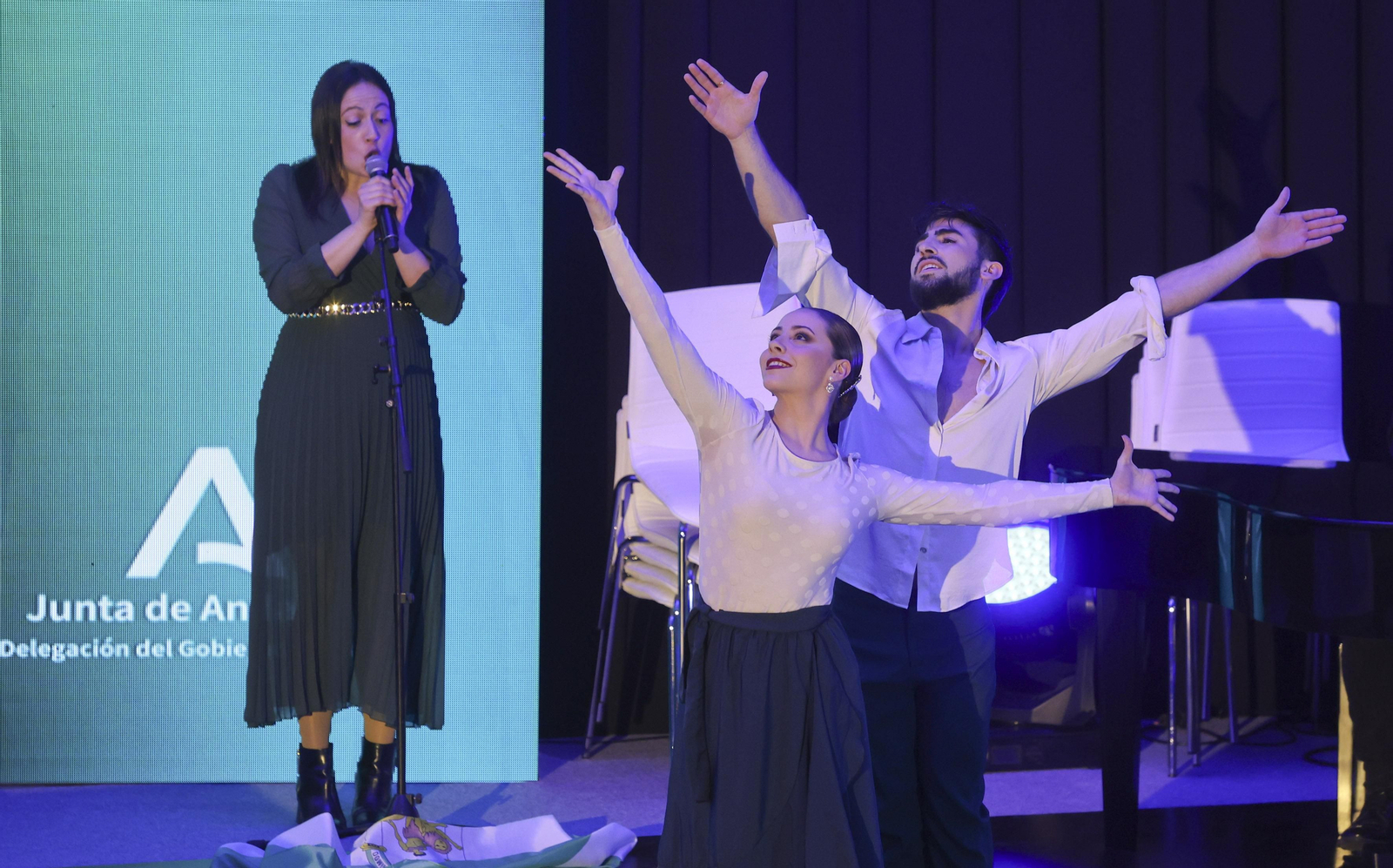 Las fotos de la entrega de las Banderas por el 28-F en Málaga