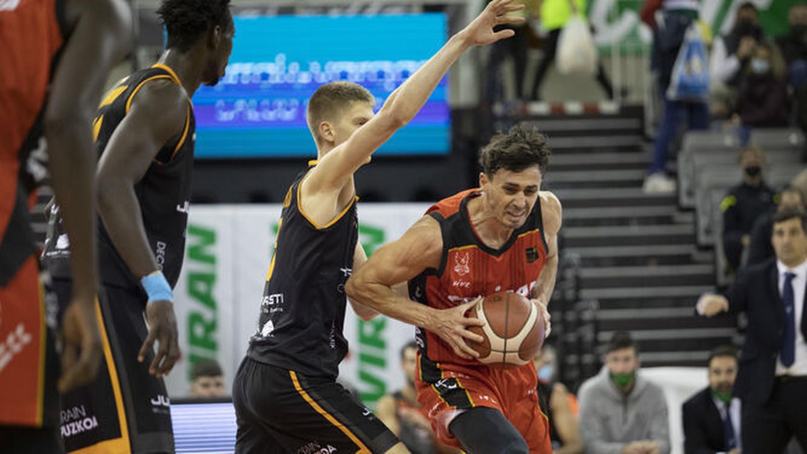 El Covirán Granada, en un partido anterior en el Palacio