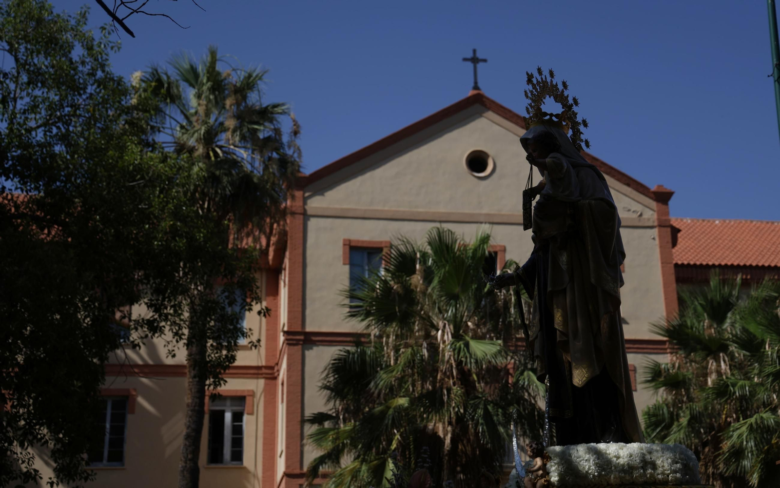 La procesión de la Virgen del Carmen en El Palo, en Málaga, en imágenes