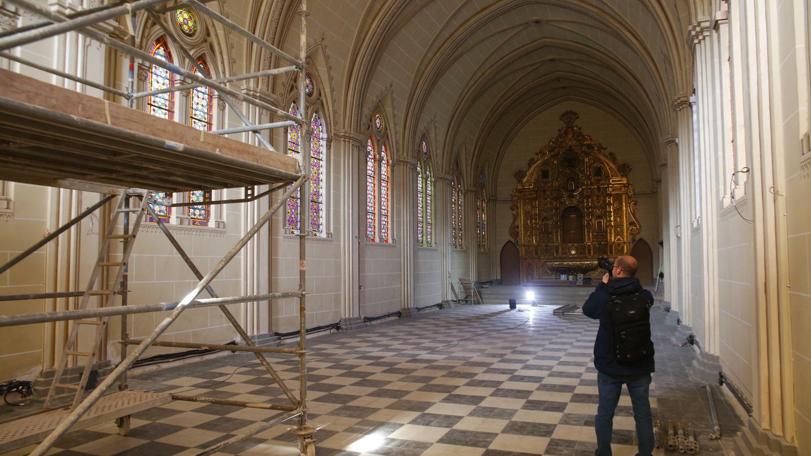Restauracion en la Abadia del Sacromonte .