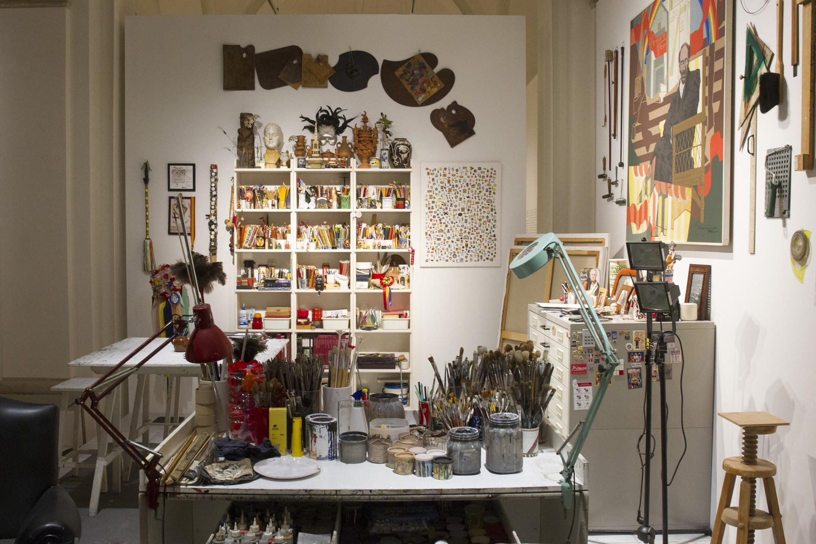 Las fotos de la nueva sala de exposiciones temporales Eugenio Chicano del Museo de Málaga