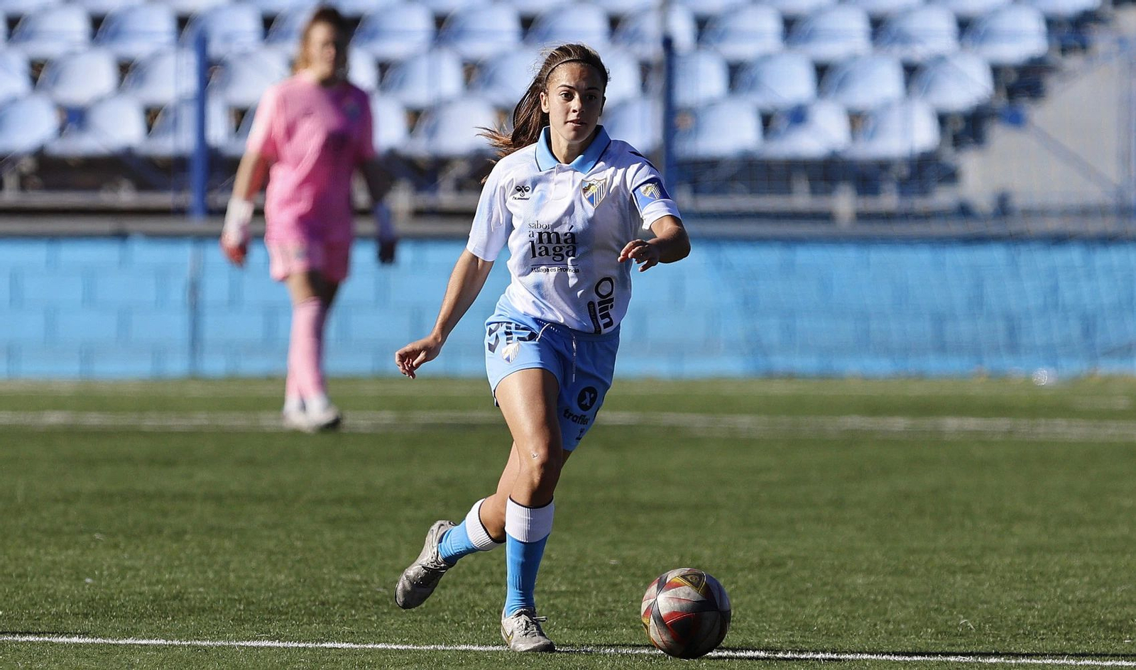 Ruth Acedo, en su etapa como jugadora del Málaga CF.