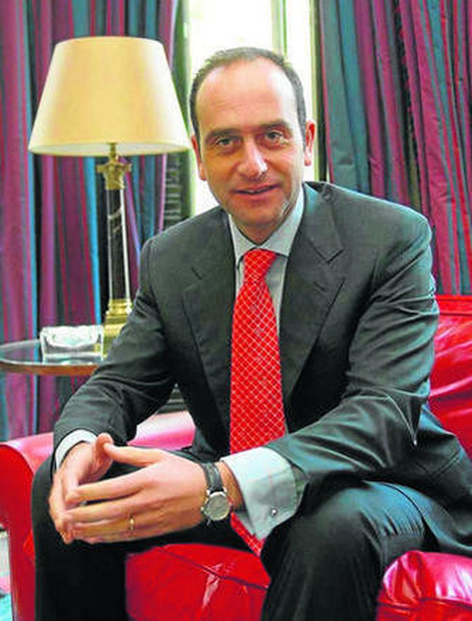 Alberto Delgado, director territorial de Banco Santander en Andalucía.