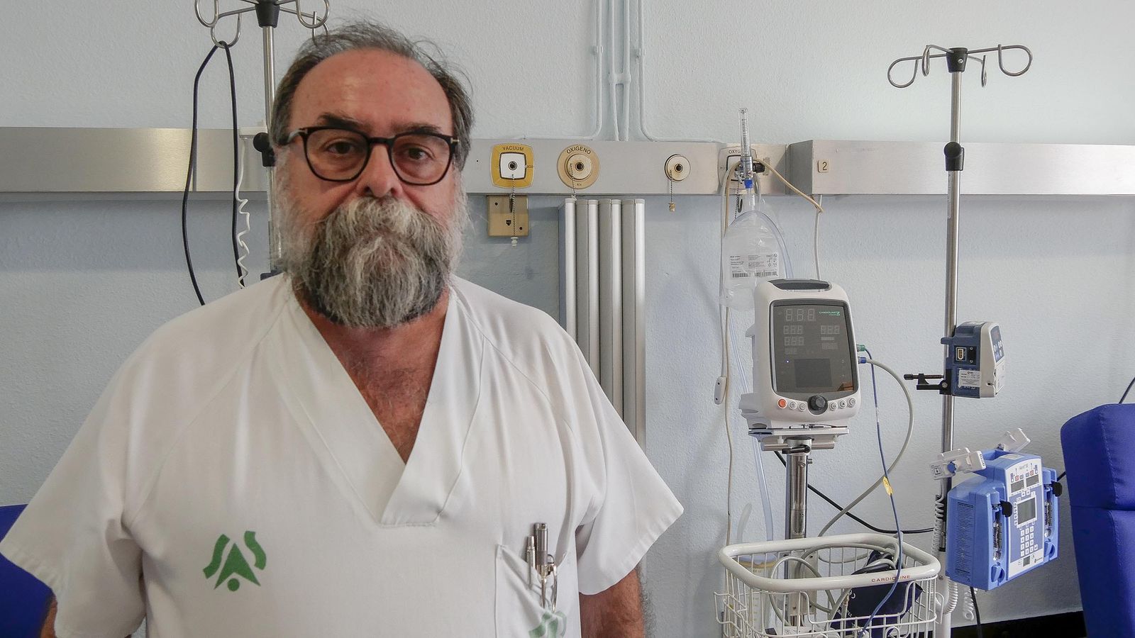 El doctor Capote, especialista del Puerta del Mar y responsable del Grupo Andaluz de Neoplasias Linfoides.