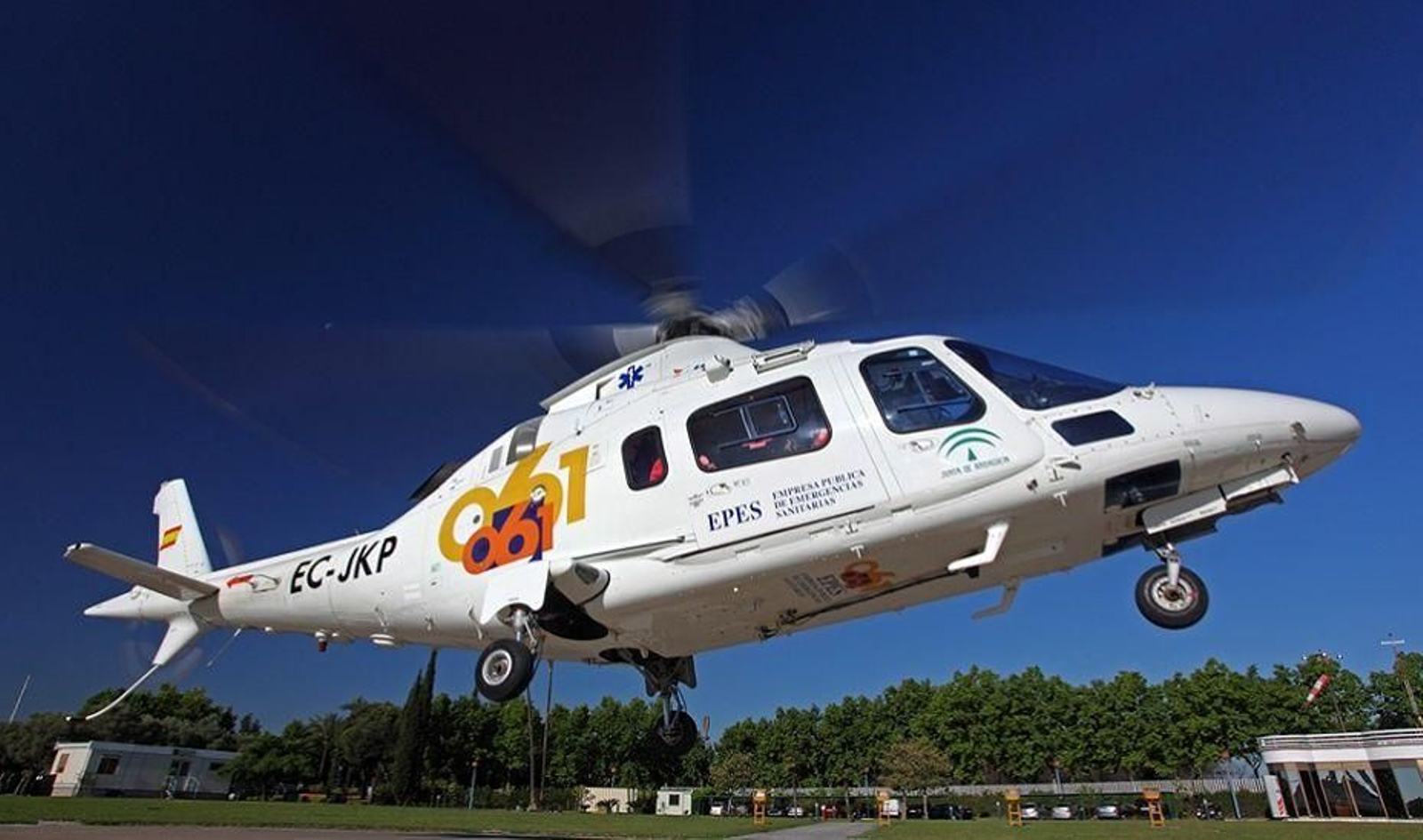 Helicóptero del Centro de Emergencias Sanitarias 061 .