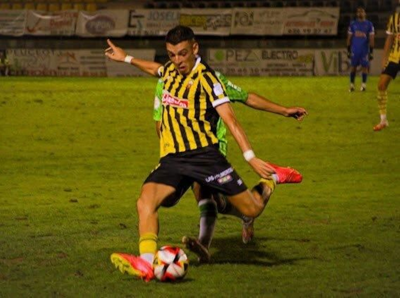 Sergio García, en un partido con el San Roque