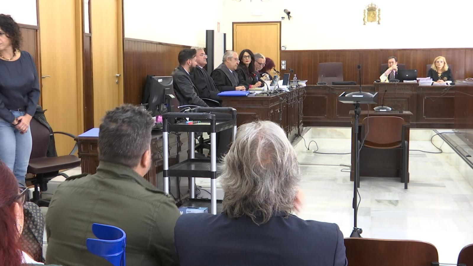 La sala del juzgado de Huelva donde transcurrió el juicio.