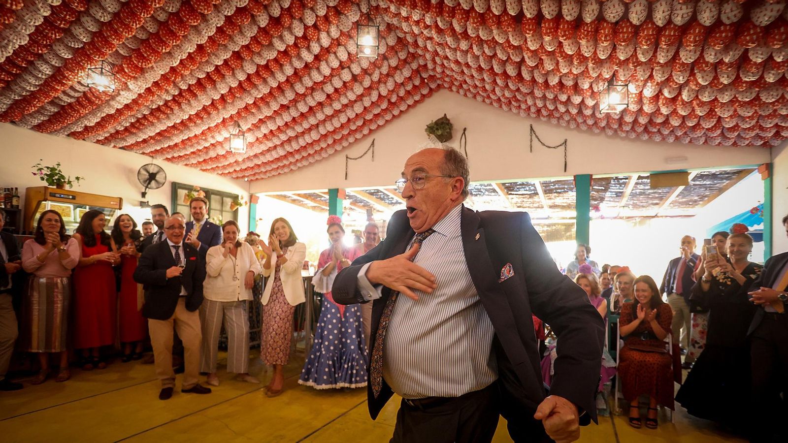 Gran ambiente en una de las casetas el pasado año.