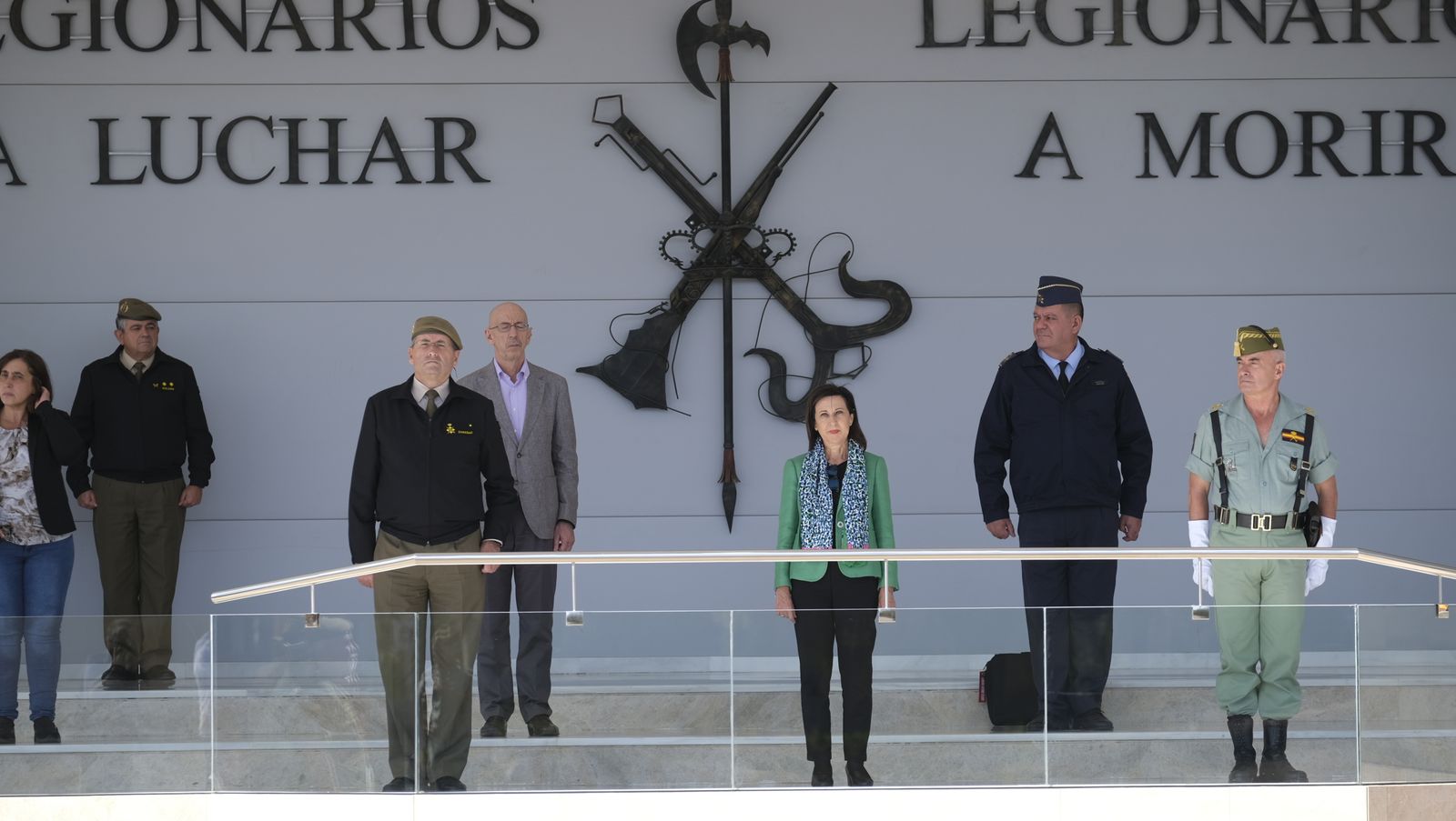 Imágenes de la visita de la Ministra de Defensa Margarita Robles a la Brigada Alfonso XIII de La Legión