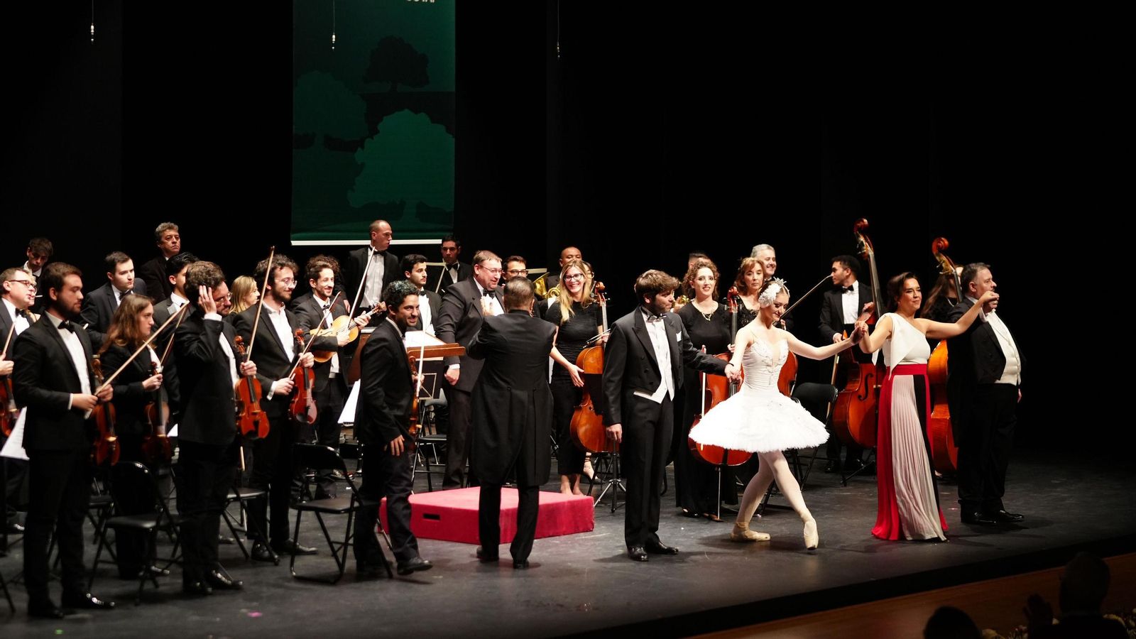 Momento final del concierto celebrado Momento final del concierto celebrado