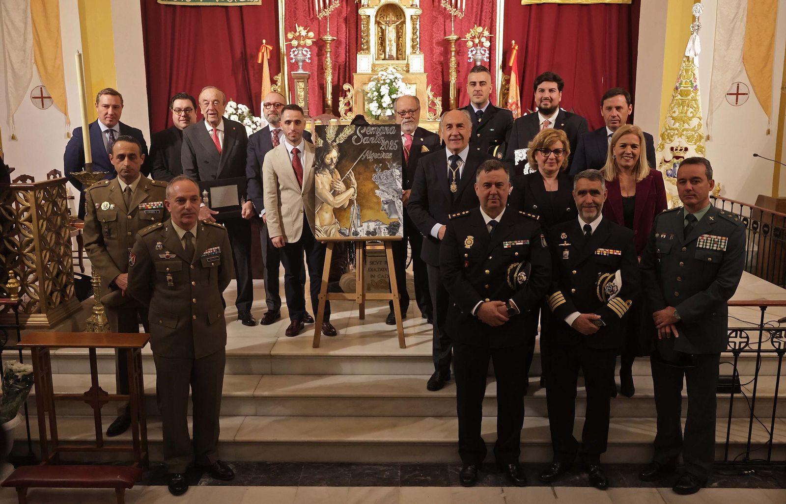 Fotos de la presentación del cartel de la Semana Santa de Algeciras 2025