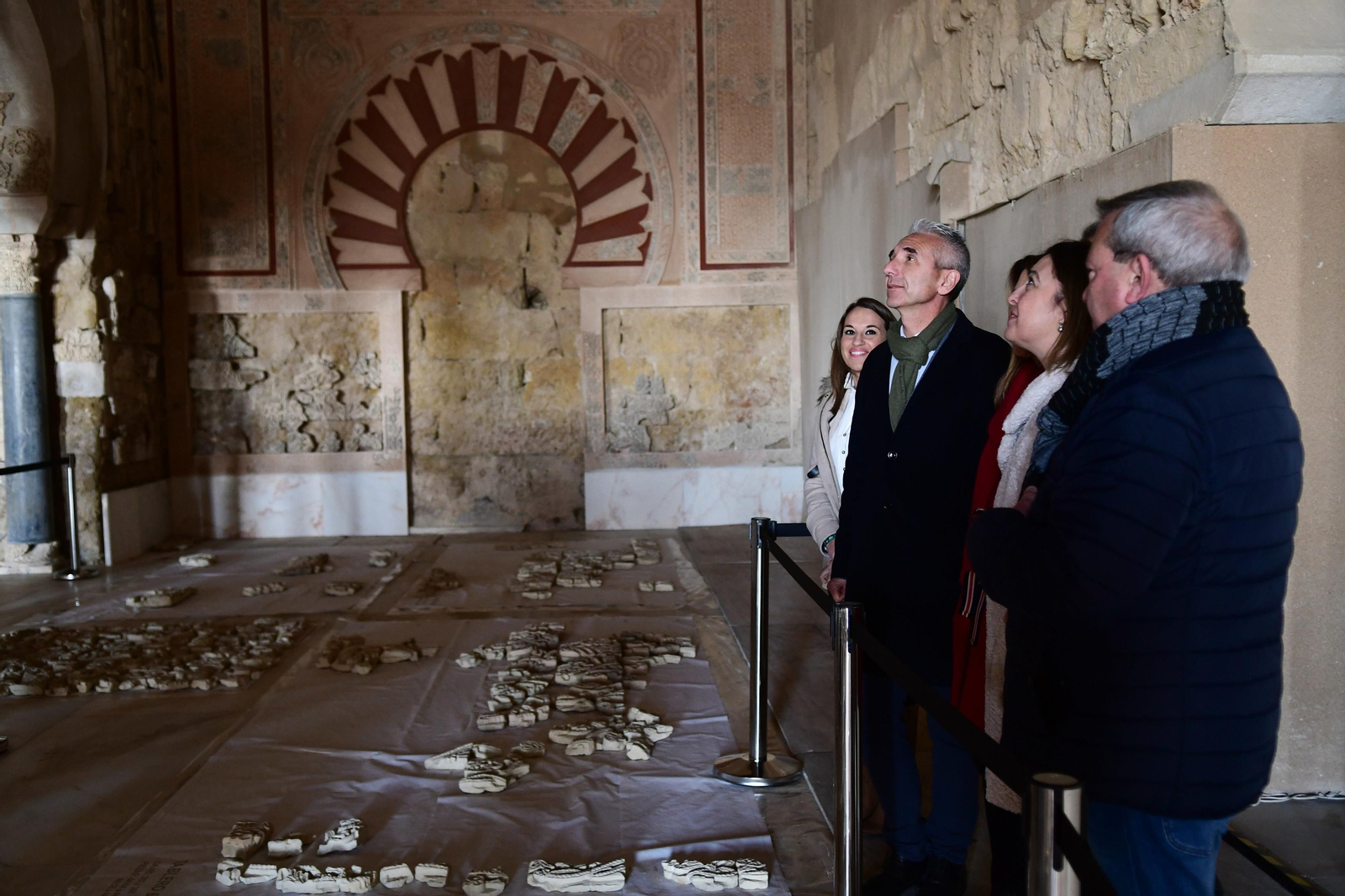 La restauración del Salón Rico de Medina Azahara, en imágenes