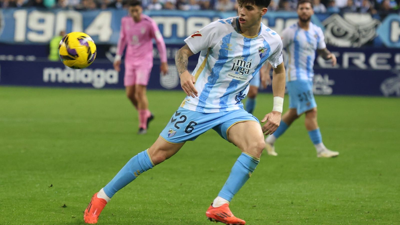 El Málaga CF-Eldense, en fotos