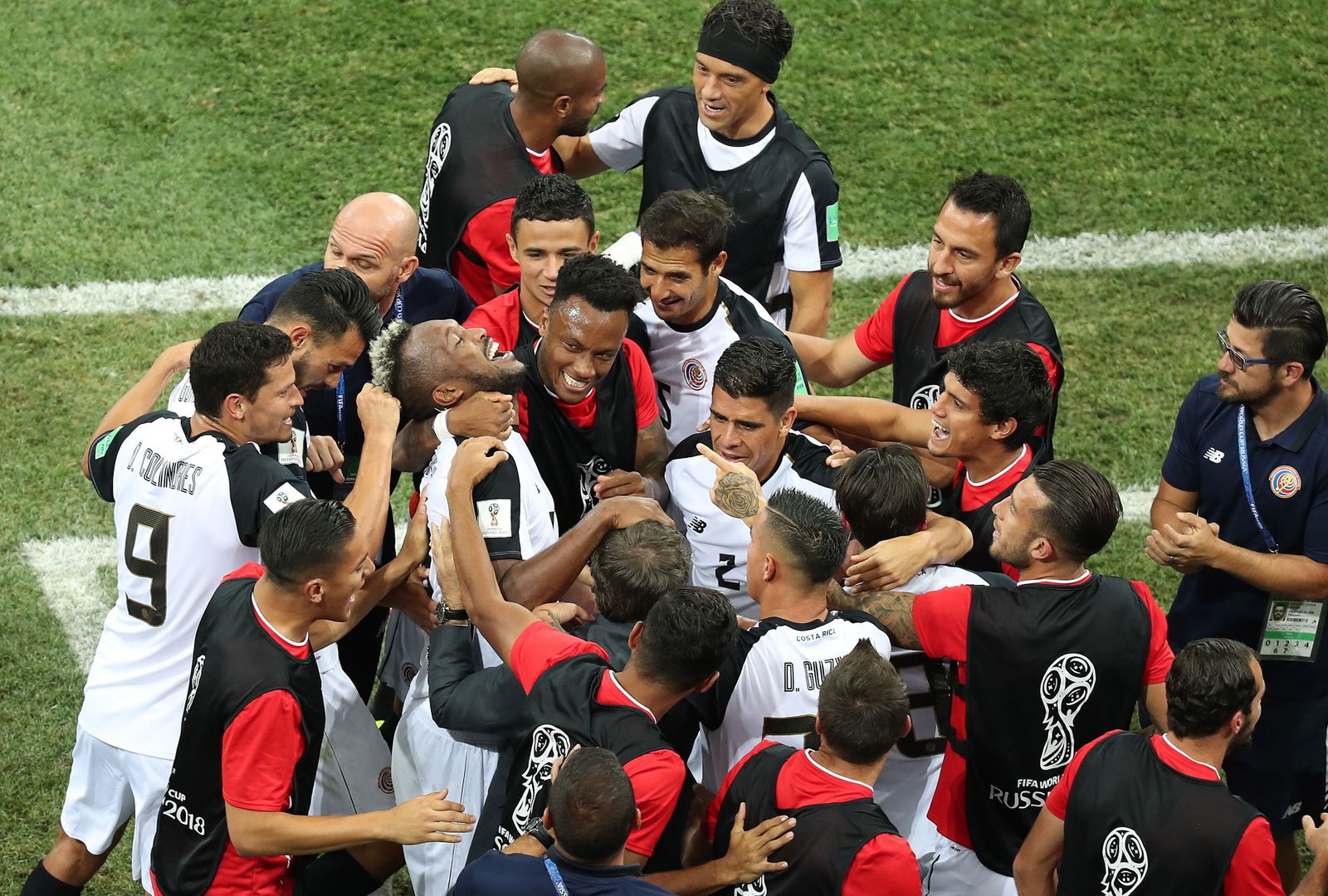 Las imágenes del Suiza-Costa Rica