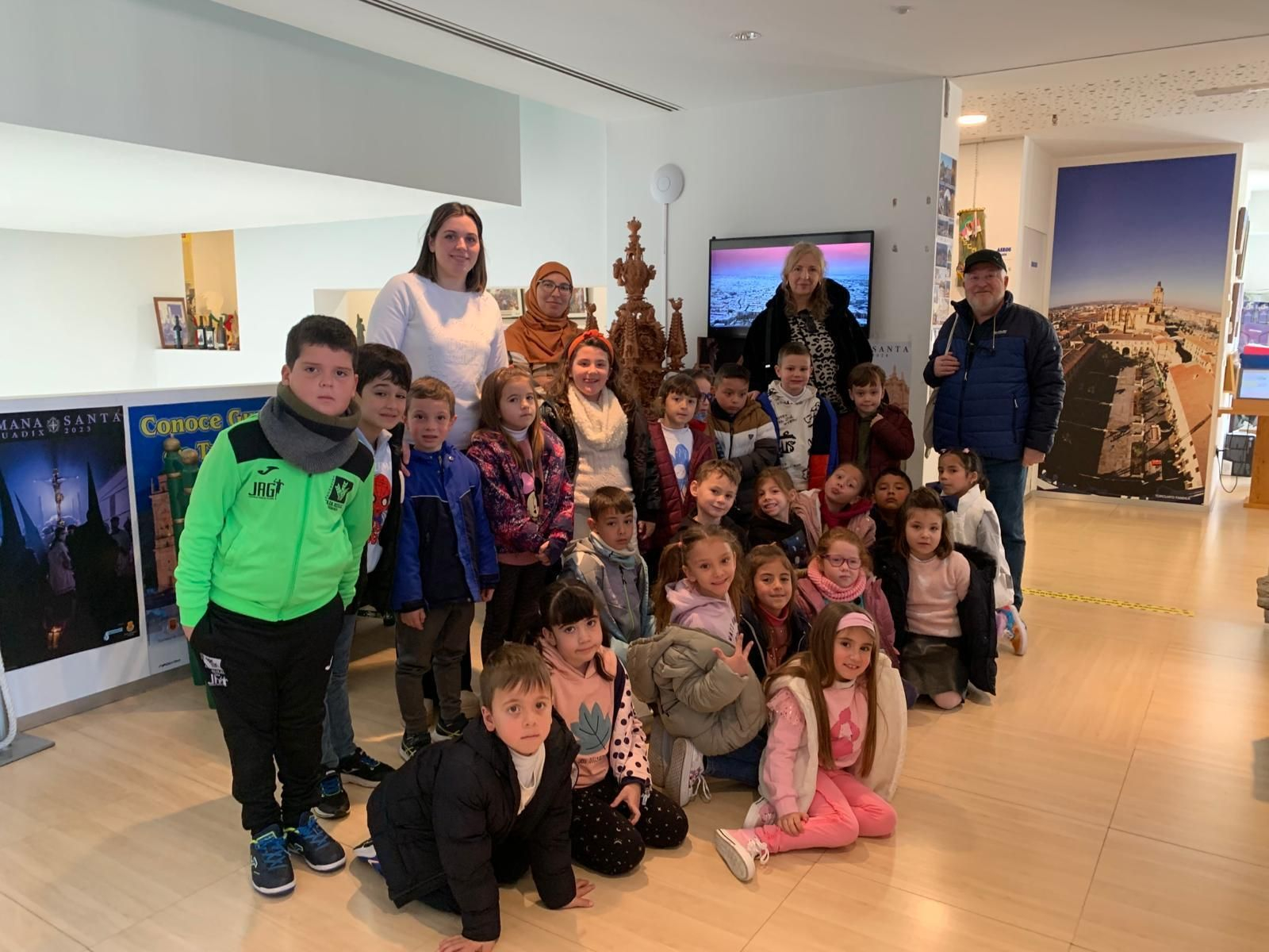 Los alumnos del Colegio Público Medina Olmos en Guadix