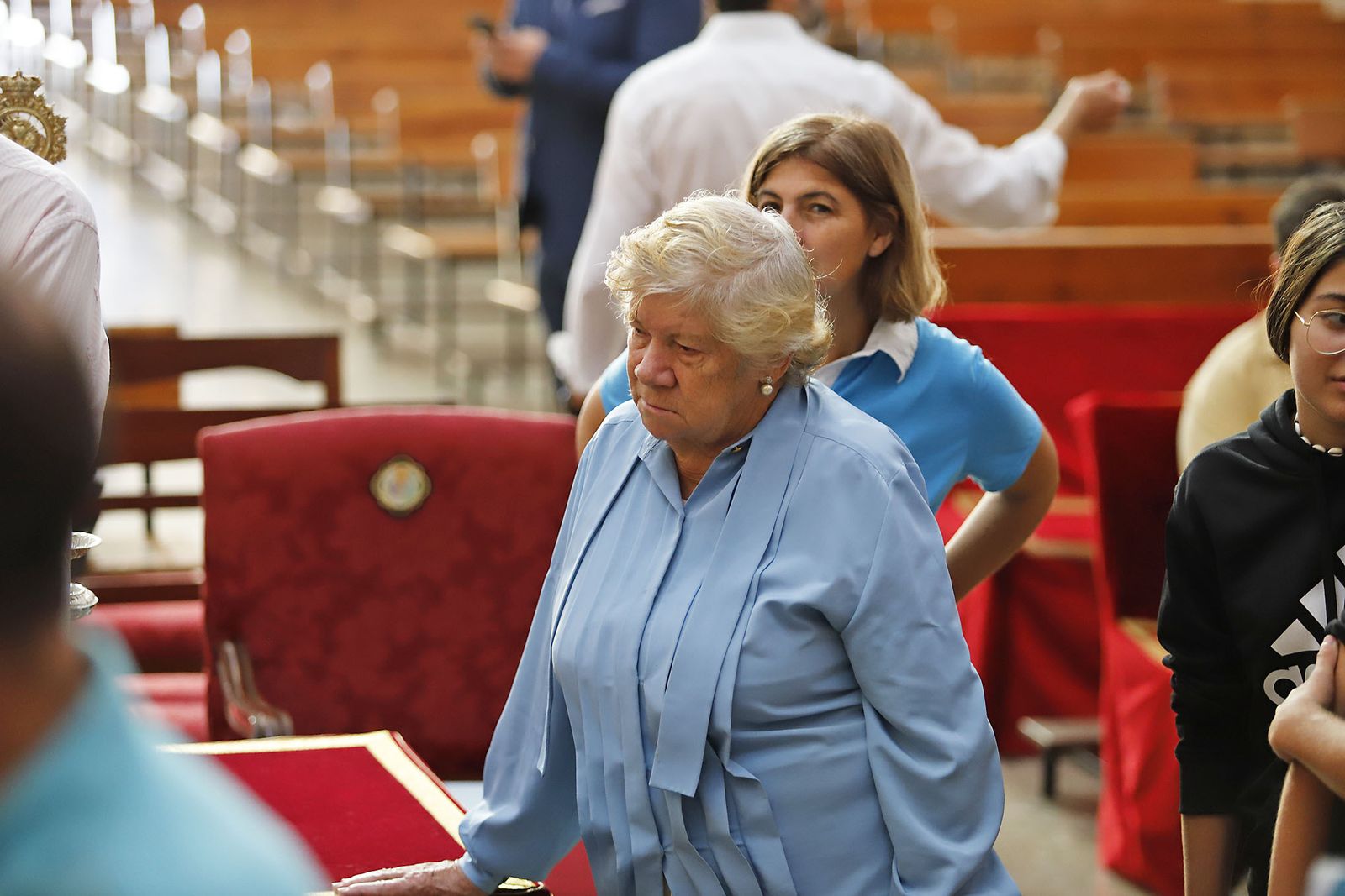 La Virgen de La Victoria regresa a la Parroquia del Sagrado Corazón de Jesús