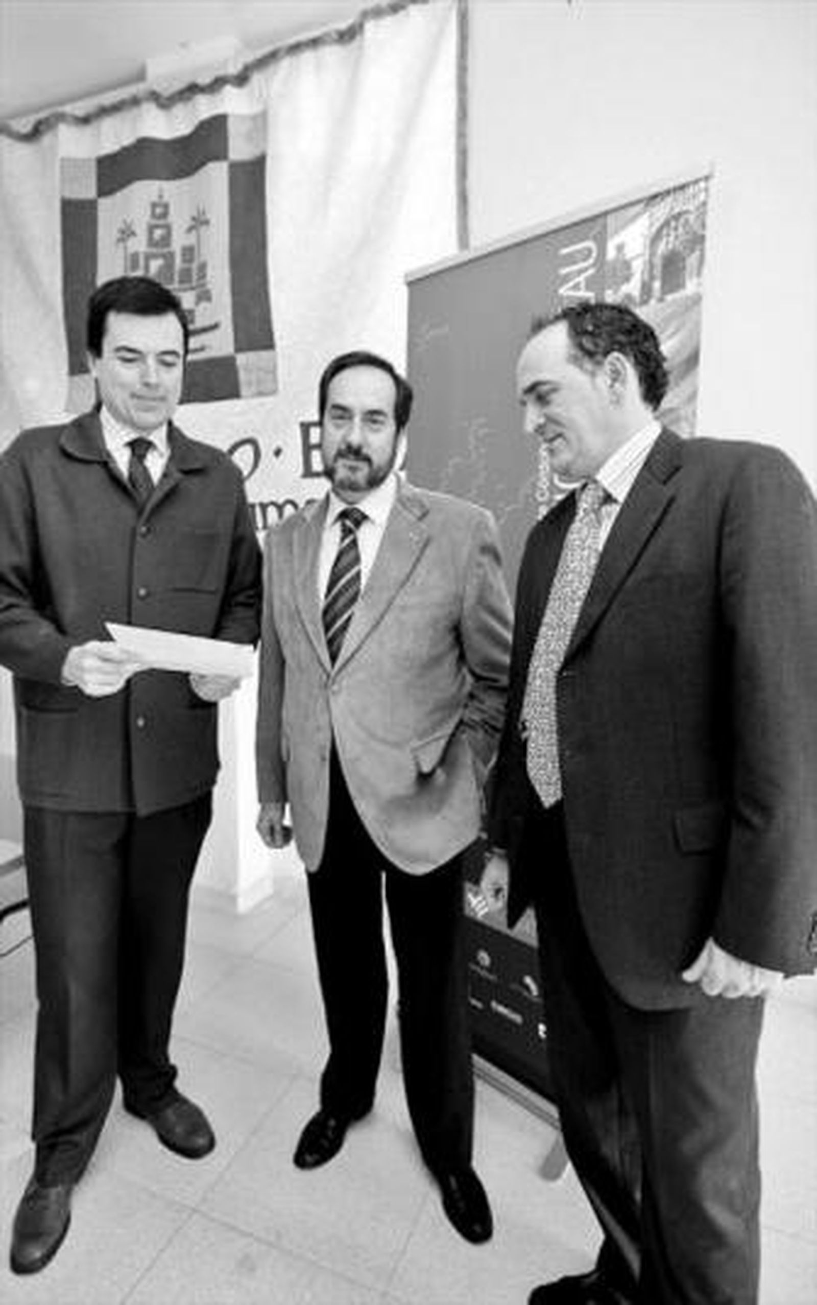 José Antonio Lizana, Ramón Pina y Alberto Rosales.