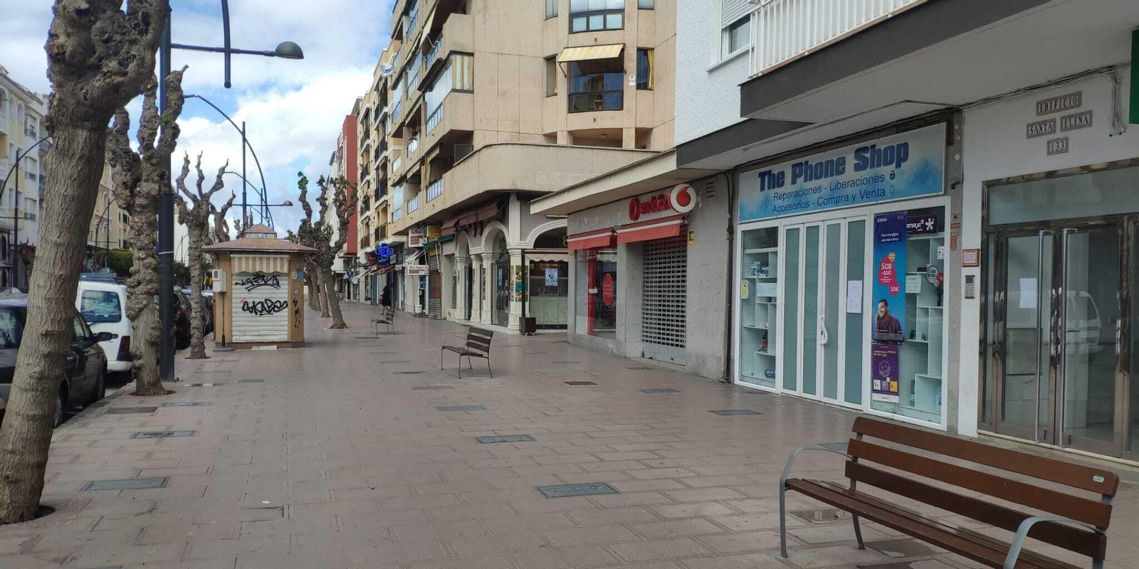 Establecimientos cerrados en Rincón de la Victoria.