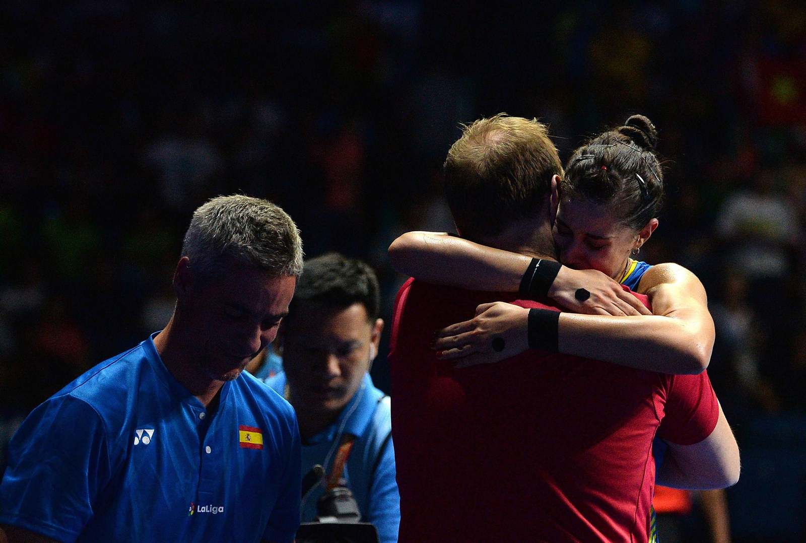 Las imágenes de la final del Mundial de Bádminton entre Marín y Sindhu