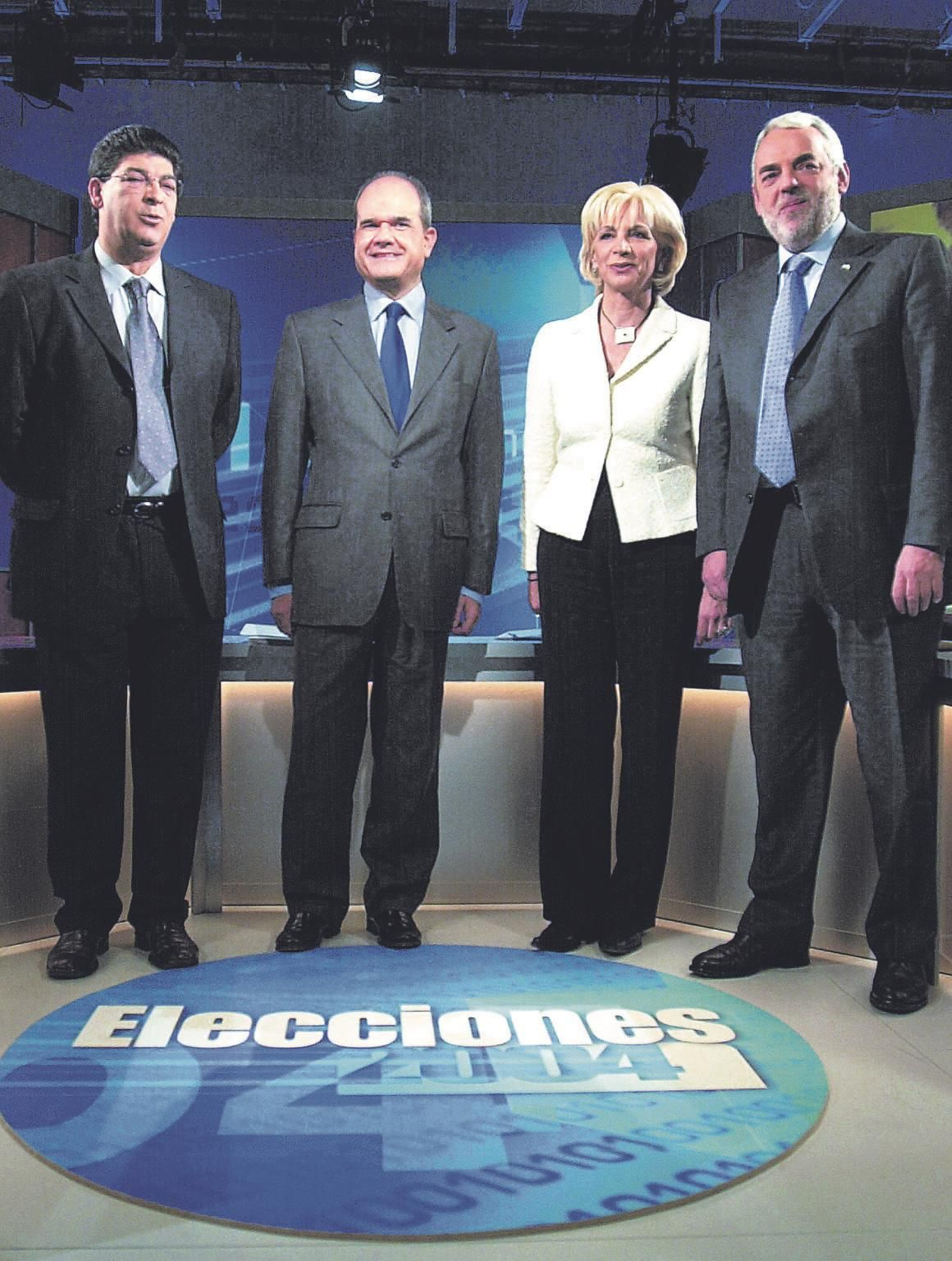 Diego Valderas, Manuel Chaves, Teófila Martínez y Antonio Ortega.