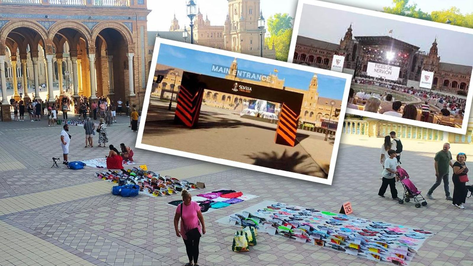 Usos y abusos en la Plaza de España.
