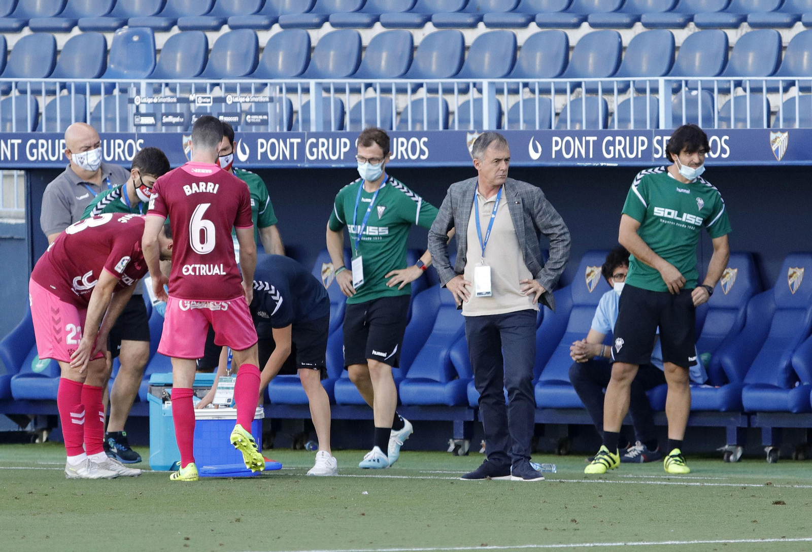 Las fotos del Málaga - Albacete