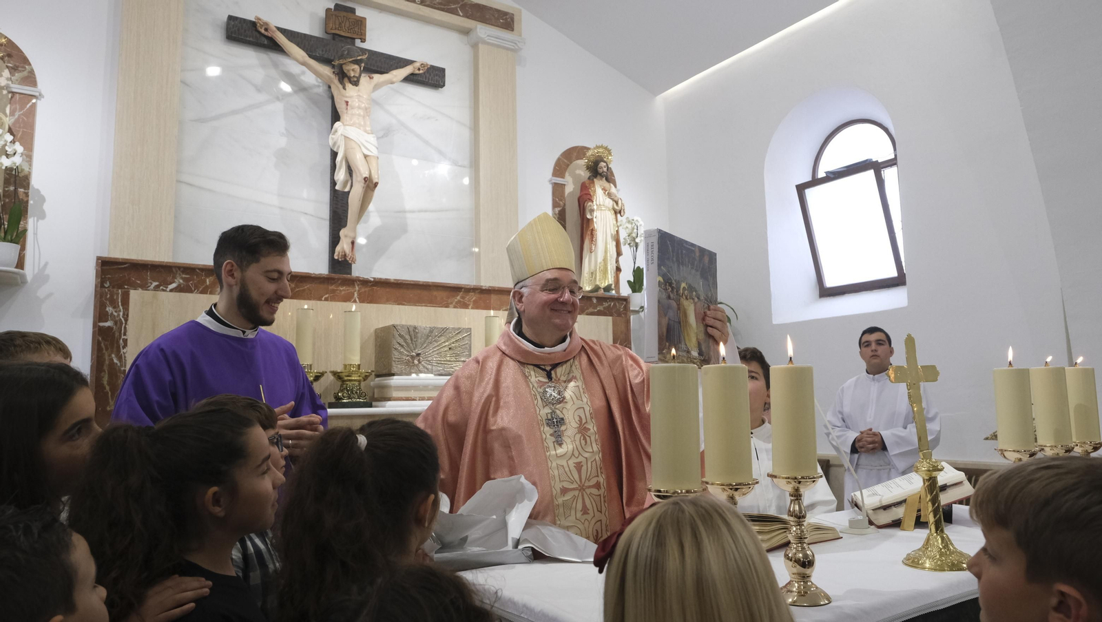 Imágenes de la bendición de la Borriquita de El Alquián, por el Obispo de Almería