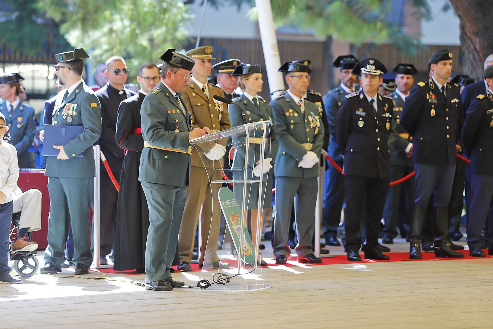 Imágenes de los actos de la Guardia Civil  en Huelva 12 de octubre, Día del Pilar